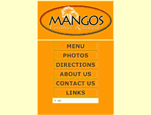 Tablet Screenshot of mangoscaribbeanrestaurant.com